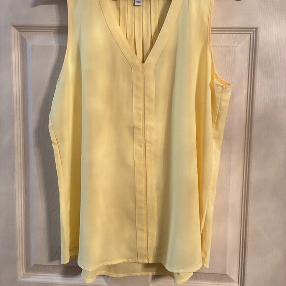 Hawthorn Yellow Sleeveless Top -EUC - Picture 2 of 9
